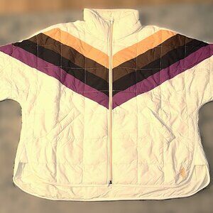 New w/Tags FP Free People Movement x Hatch Printed Puffer Jacket Size M